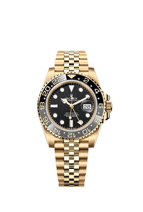 rolex gmt master ii 18 ct